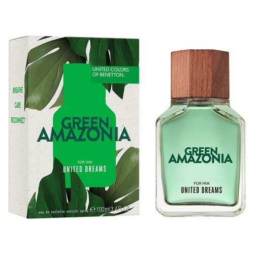 Fragancia para Hombre Benetton United Dreams Green Amazonia Eau de Toilette 100ml