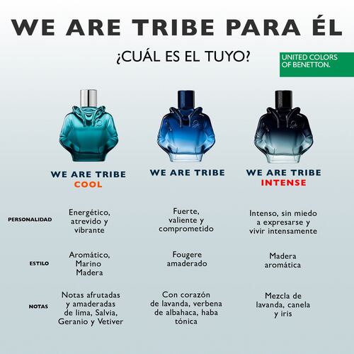 Set para Hombre Benetton We Are Tribe Cool