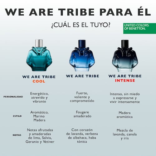 Set para Hombre Benetton We Are Tribe Intense