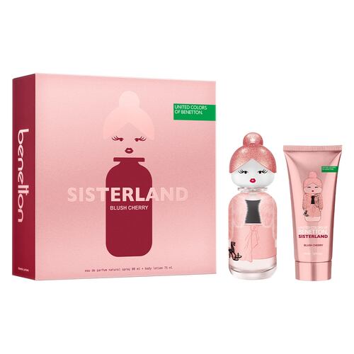 Perfume Benetton Sisterland Blush Cherry Set para Mujer