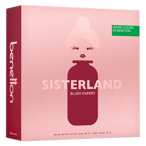 Perfume Benetton Sisterland Blush Cherry Set para Mujer