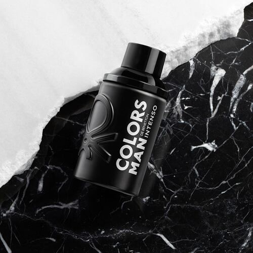 Perfume Benetton Colors Man Black Intenso Set para Hombre