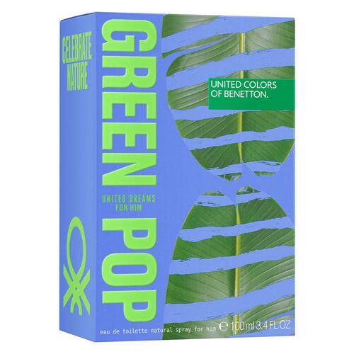 Fragancia Benetton United Dreams Green Pop For Him Eau de Toilette 100 ml para Caballero