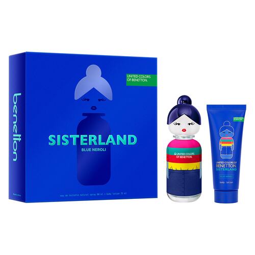 Fragancia Benetton Sisterland Blue Neroli Set para Mujer