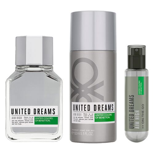 Fragancia Benetton United Dreams Aim High Set para Hombre
