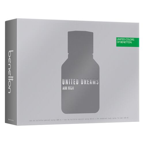 Fragancia Benetton United Dreams Aim High Set para Hombre