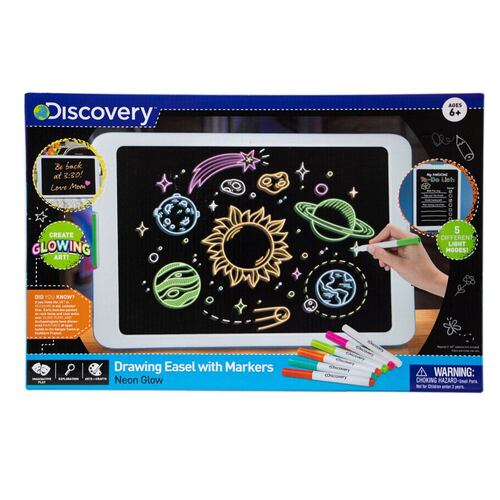 Tableta Luminosa con marcadores Discovery Kids