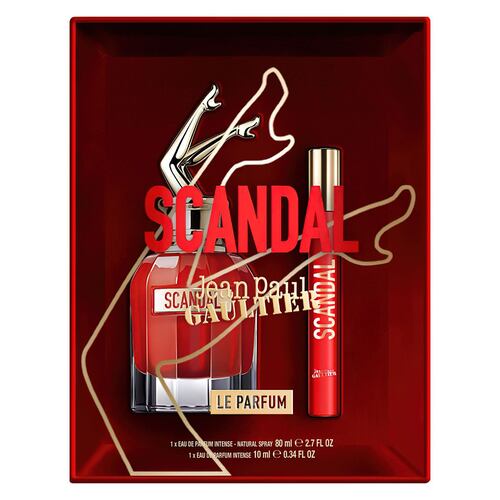 Jean Paul Gaultier Scandal Le Parfum Set para Dama Perfume EDP 80ml + EDP 10ml