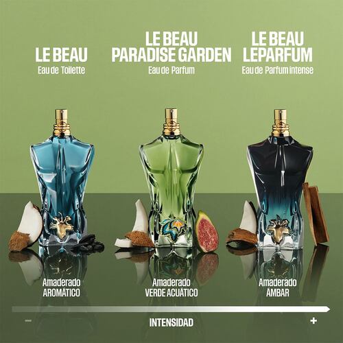 Perfume para Hombre Jean Paul Gaultier Le Beau Paradise Garden Eau de Parfum 125ml