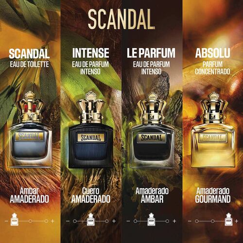 Fragancia Jean Paul Gaultier Scandal Intense Eau de Parfum 150 ml para Caballero