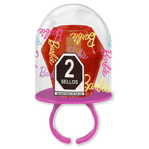 Anillo de Caramelo Macizo Forma de Diamante Barbie 15 g