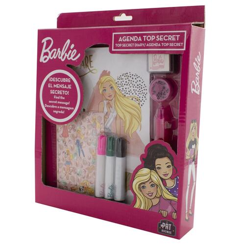 Agenda Top Secret Barbie ¡Descubre el Mensaje Secreto!