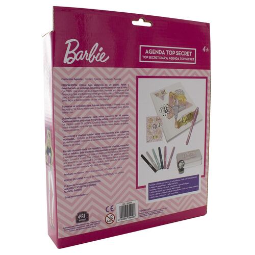 Agenda Top Secret Barbie ¡Descubre el Mensaje Secreto!