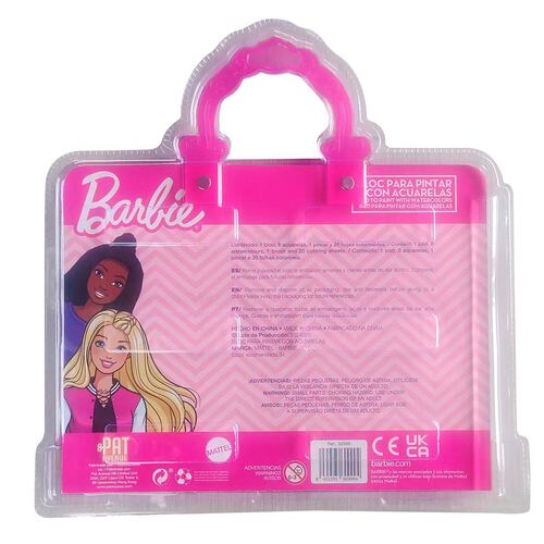 Bloc para Pintar con Acuarelas Barbie