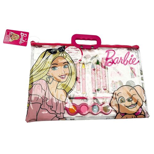Estuche de Diseño Barbie ¡Descubre las Pegatinas Sorpresa!