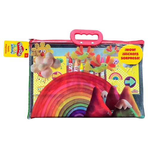 Maletín Imaginativo Art & Activity Play-Doh ¡Stickers Sorpresa!