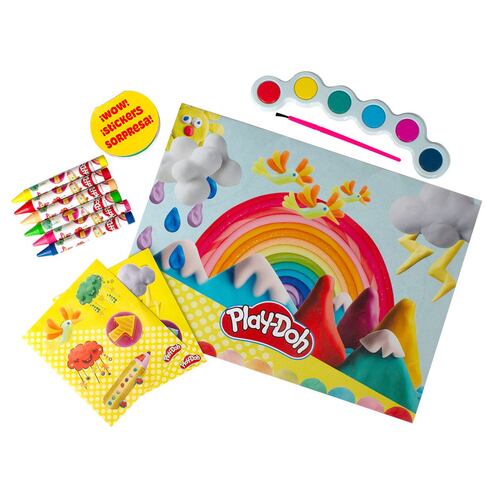 Maletín Imaginativo Art & Activity Play-Doh ¡Stickers Sorpresa!