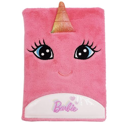 Agenda de Peluche Barbie ¡Descubre su Suave Textura!