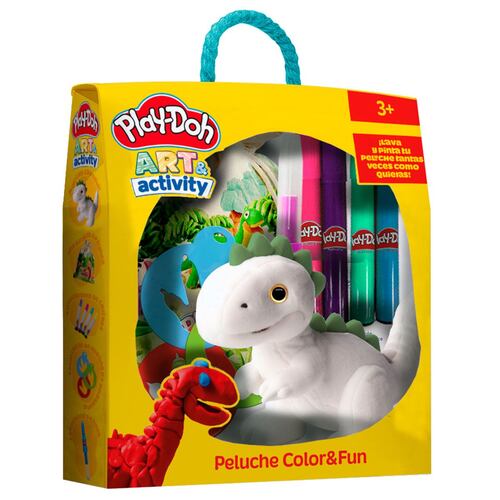 Peluche Color & Fun Art & Activity Play-Doh ¡Lava y Pinta Tantas Veces como Quieras!