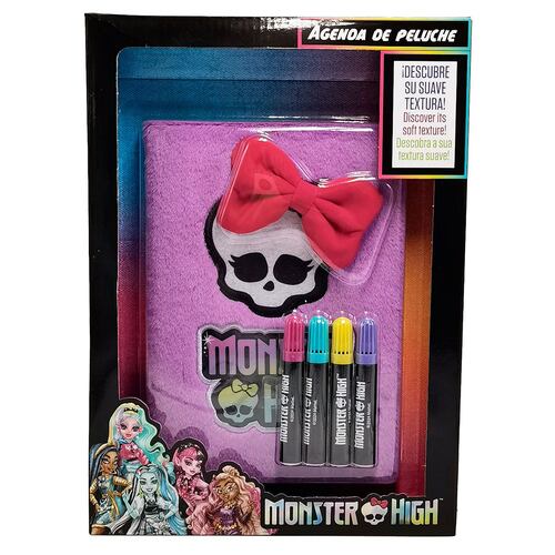 Agenda de Peluche Monster High ¡Descubre su Suave Textura!