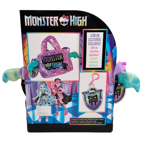 Bolso de Peluche Monster High ¡Será tu Accesorio más Suave y Feroz!
