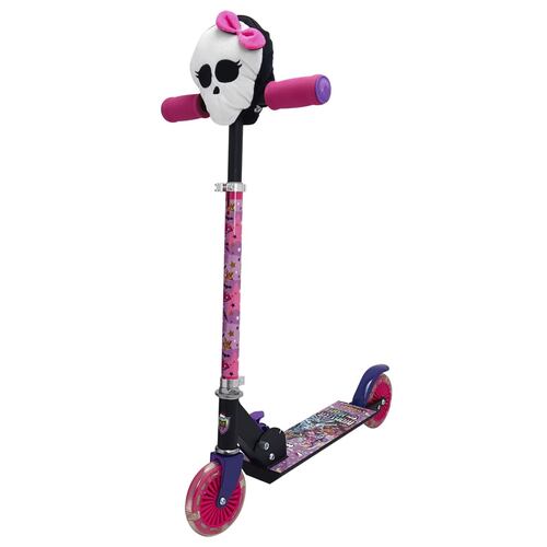 2W Scooter Luminoso de Peluche Monster High ¡Wow Skullete es un Bolsito!