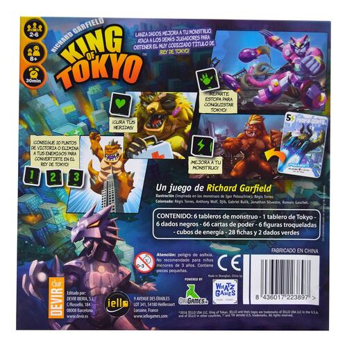 Juego de Mesa King of Tokyo