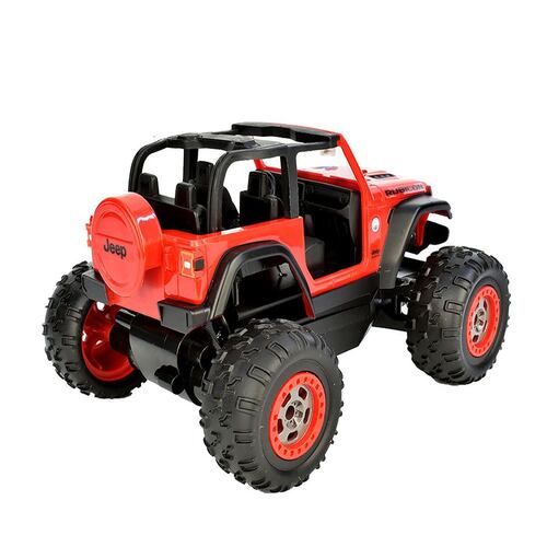 Vehículo control remoto Jeep Wrangler Rubicon Rojo