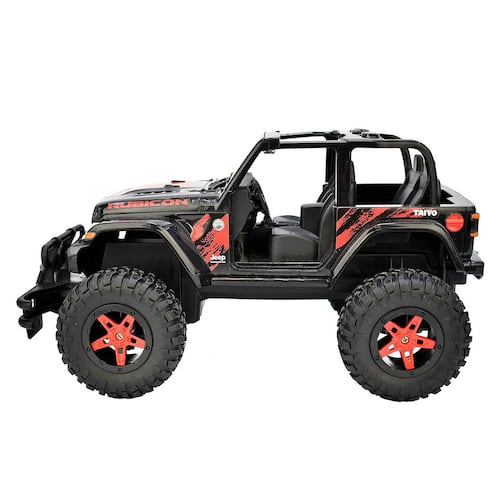 Vehículo control remoto Jeep Wrangler Rubicon Negro