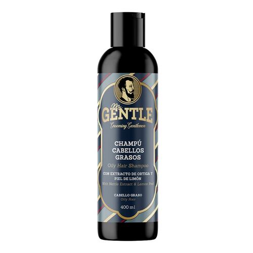 Shampoo Para Cabello  Graso MR GENTLE 400ml