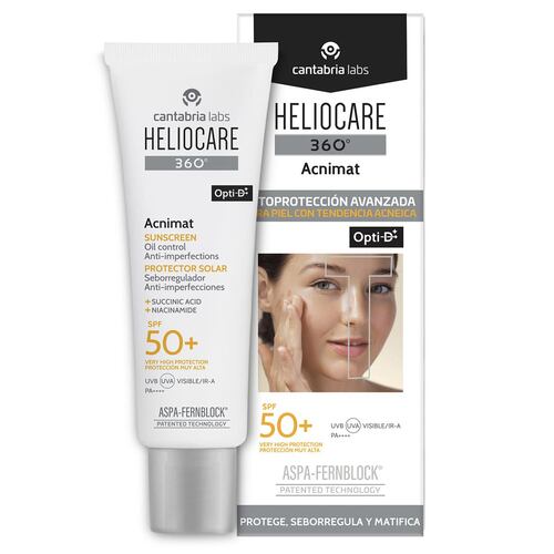 Protector Solar Heliocare 360° Acnimat Fps 50+ 50 Ml