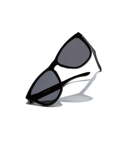 Lente Solar Negro Unisex Hawkers
