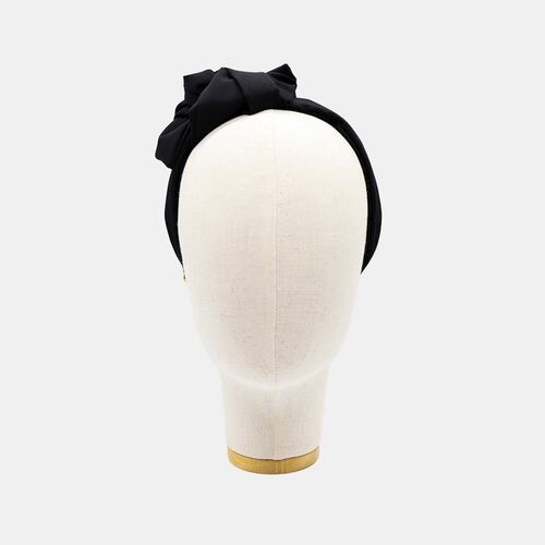 Diadema Nudo Negra Pressume