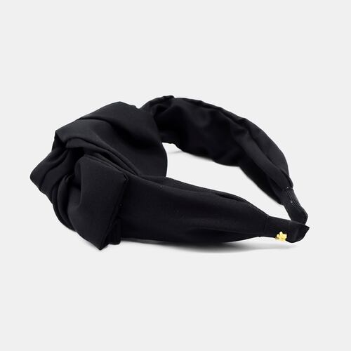 Diadema Nudo Negra Pressume