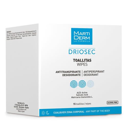 Driosec Toallitas 15 Unidades De Martiderm