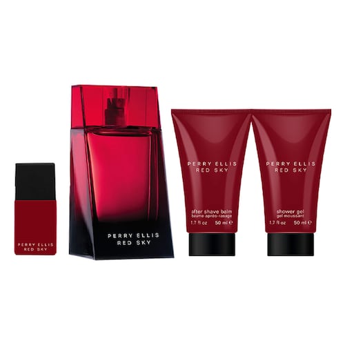 Estuche Fragancia Perry Ellis 4pc Red Sky 100 ML para Hombre
