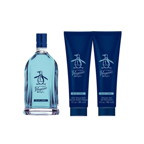 Estuche Fragancia Original Penguin Blue Label Edt 100 para Hombre
