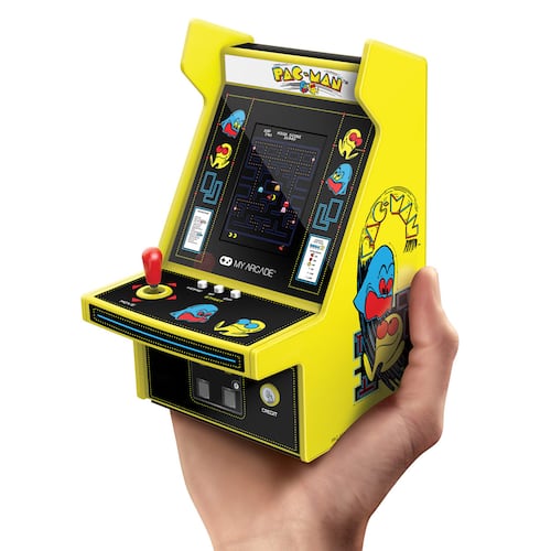 Consola Mini Portable Arcade Pac-Man Retro