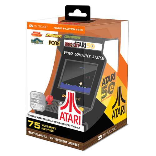 Consola Mini Portable Arcade Atari Nano