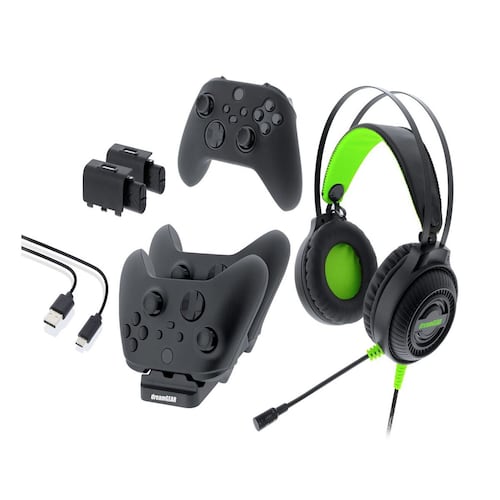 Soporte para mando Xbox y colgador de auriculares/soporte para Xbox Series  X/Series S/One/One S/One X Remote Negro