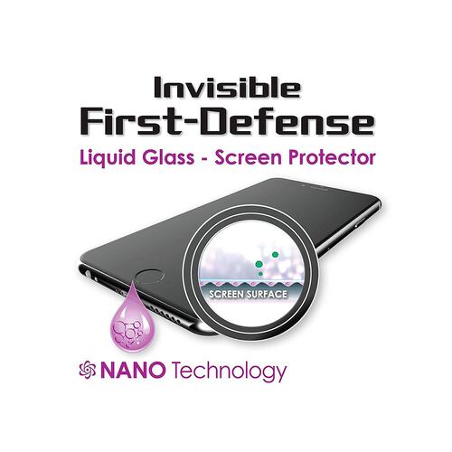 Qmadix Bundle S8 Edge Funda y Protector de Pantalla Liquid Glass