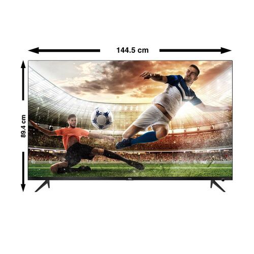 Pantalla TCL 65" 65A 527 4K/UHD Android TV