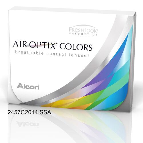 Lente de contacto  Air Optix Colors -5.50 Gris Intenso
