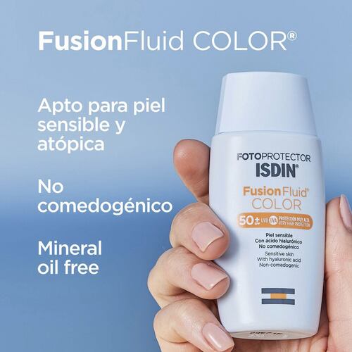 Fotoprotector Fusion Fluid Color SPF50 50ml