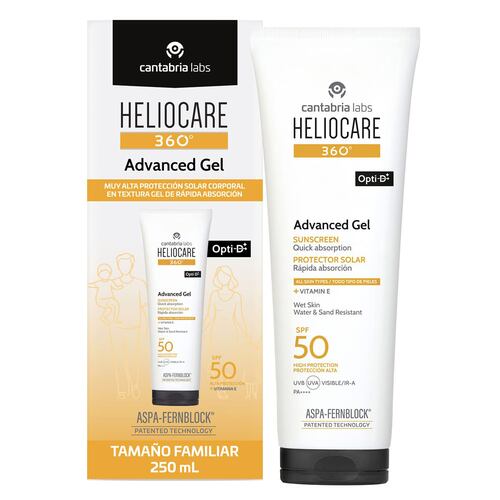 Protector Solar Heliocare 360° Advanced Gel Spf 50+ 250 Ml