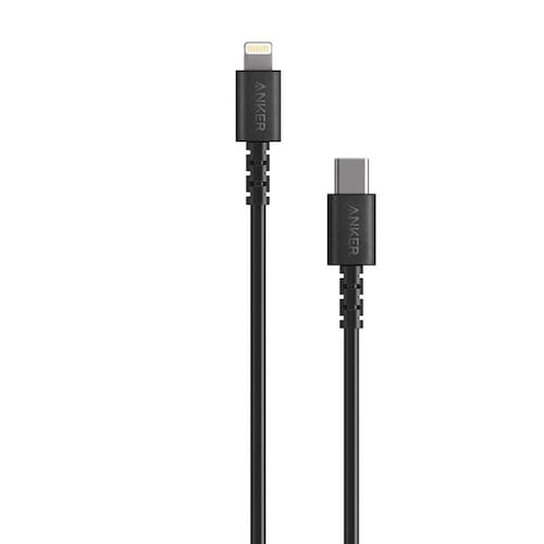 Cable de Carga y Datos PowerLine Select USB-C-Lightning  0.9m Negro