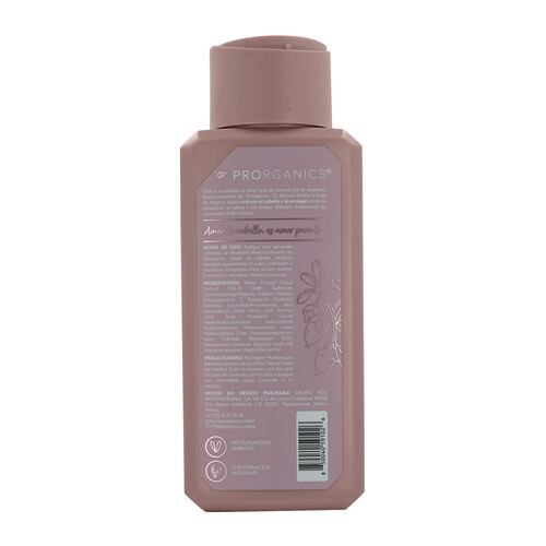 Shampoo con Aceite de Argán y Jojoba Orgánico 400 ml Prorganics
