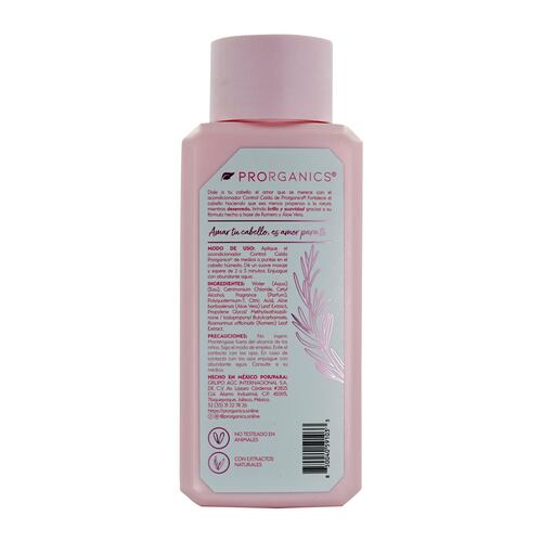Acondicionador Romero y Aloe Vera Orgánico 380 ml Prorganics