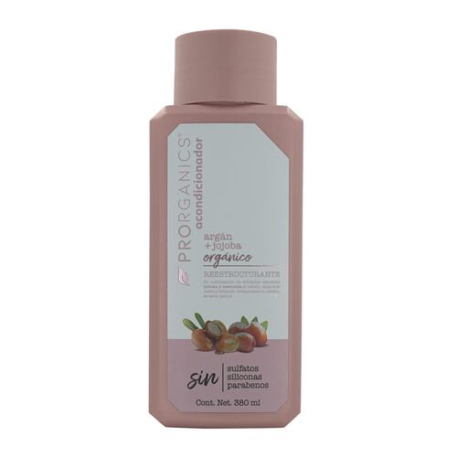 Acondicionador Aceite de Argan y Jojoba Orgánico 380 ml Prorganics