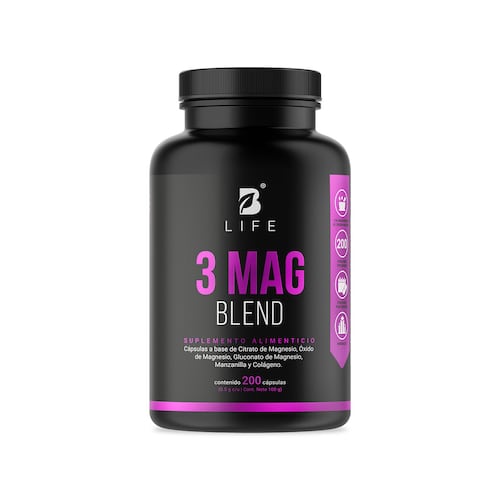 3 Mag Blend 200 Cápsulas B Life